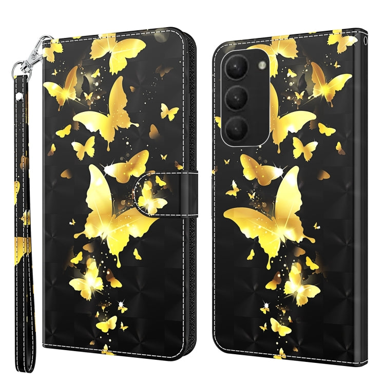3D Painting Pattern TPU + PU Phone Case, For Samsung Galaxy S23, For Samsung Galaxy S23+ 5G, For Samsung Galaxy S23 ultra 5G