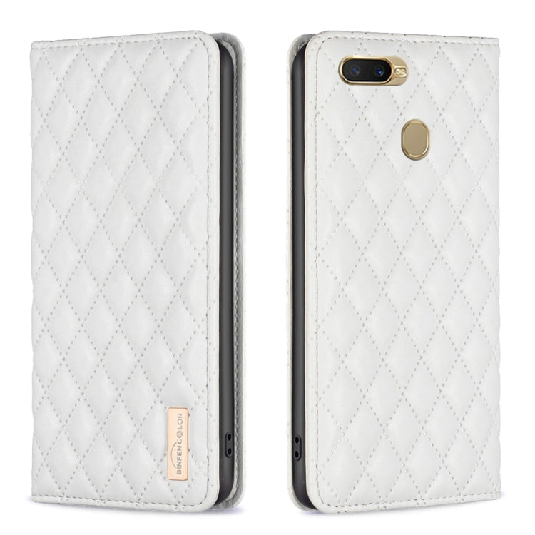 Diamond Lattice Magnetic Leather Flip Phone Case, For OPPO A7, For OPPO A15, For OPPO A16s / A16 / A54s / A55 5G / A54 4G, For OPPO A57 4G, For OPPO A74 4G / F19 4G, For OPPO A74 5G / A93 5G / A54 5G, For OPPO A76 4G / A36 4G / K10 4G / Realme 9i      ...