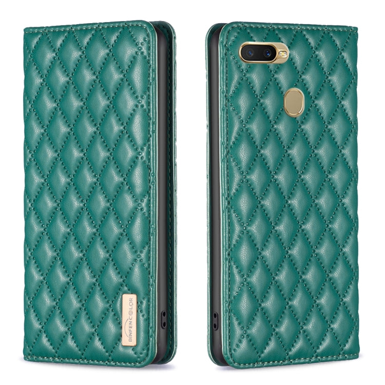 Diamond Lattice Magnetic Leather Flip Phone Case, For OPPO A7, For OPPO A15, For OPPO A16s / A16 / A54s / A55 5G / A54 4G, For OPPO A57 4G, For OPPO A74 4G / F19 4G, For OPPO A74 5G / A93 5G / A54 5G, For OPPO A76 4G / A36 4G / K10 4G / Realme 9i      ...
