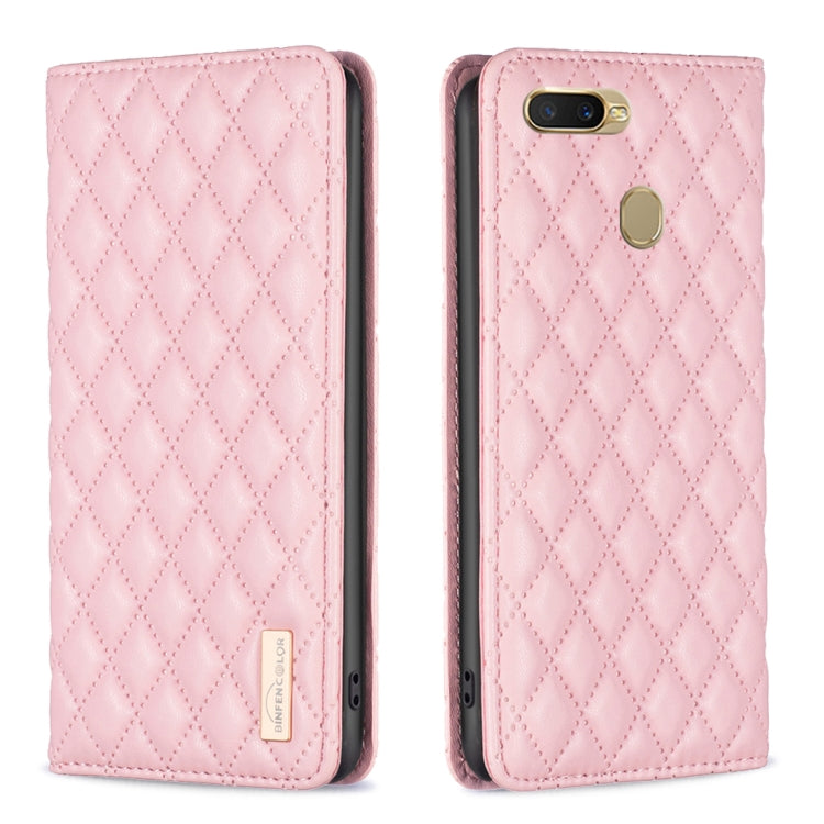 Diamond Lattice Magnetic Leather Flip Phone Case, For OPPO A7, For OPPO A15, For OPPO A16s / A16 / A54s / A55 5G / A54 4G, For OPPO A57 4G, For OPPO A74 4G / F19 4G, For OPPO A74 5G / A93 5G / A54 5G, For OPPO A76 4G / A36 4G / K10 4G / Realme 9i      ...