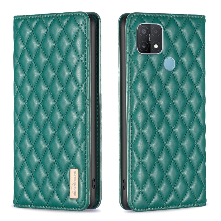 Diamond Lattice Magnetic Leather Flip Phone Case, For OPPO A7, For OPPO A15, For OPPO A16s / A16 / A54s / A55 5G / A54 4G, For OPPO A57 4G, For OPPO A74 4G / F19 4G, For OPPO A74 5G / A93 5G / A54 5G, For OPPO A76 4G / A36 4G / K10 4G / Realme 9i      ...