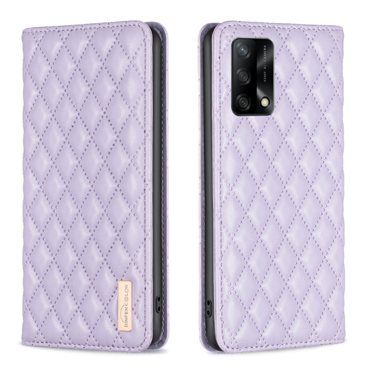 Diamond Lattice Magnetic Leather Flip Phone Case, For OPPO A7, For OPPO A15, For OPPO A16s / A16 / A54s / A55 5G / A54 4G, For OPPO A57 4G, For OPPO A74 4G / F19 4G, For OPPO A74 5G / A93 5G / A54 5G, For OPPO A76 4G / A36 4G / K10 4G / Realme 9i      ...