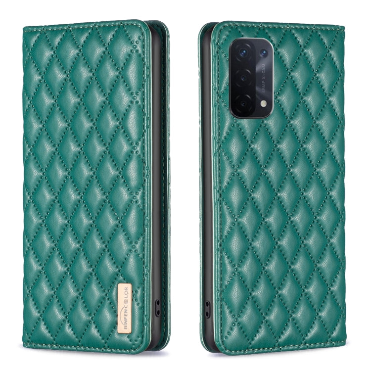 Diamond Lattice Magnetic Leather Flip Phone Case, For OPPO A7, For OPPO A15, For OPPO A16s / A16 / A54s / A55 5G / A54 4G, For OPPO A57 4G, For OPPO A74 4G / F19 4G, For OPPO A74 5G / A93 5G / A54 5G, For OPPO A76 4G / A36 4G / K10 4G / Realme 9i      ...
