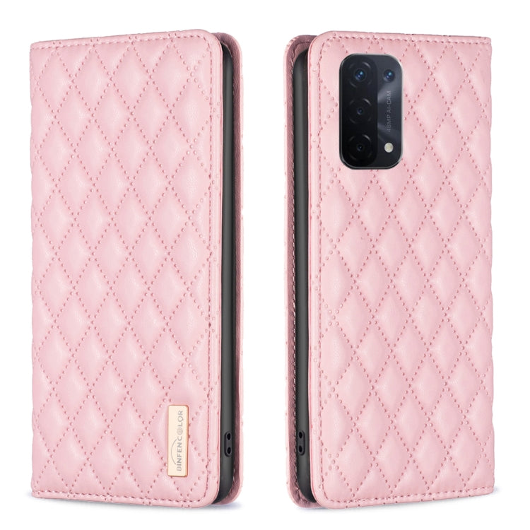 Diamond Lattice Magnetic Leather Flip Phone Case, For OPPO A7, For OPPO A15, For OPPO A16s / A16 / A54s / A55 5G / A54 4G, For OPPO A57 4G, For OPPO A74 4G / F19 4G, For OPPO A74 5G / A93 5G / A54 5G, For OPPO A76 4G / A36 4G / K10 4G / Realme 9i      ...