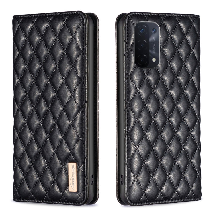 Diamond Lattice Magnetic Leather Flip Phone Case, For OPPO A7, For OPPO A15, For OPPO A16s / A16 / A54s / A55 5G / A54 4G, For OPPO A57 4G, For OPPO A74 4G / F19 4G, For OPPO A74 5G / A93 5G / A54 5G, For OPPO A76 4G / A36 4G / K10 4G / Realme 9i      ...