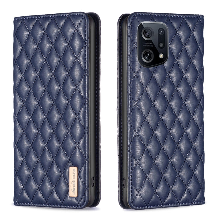 Diamond Lattice Magnetic Leather Flip Phone Case, For OPPO A94 5G / F19 Pro+, For OPPO A96 5G / Reno7 Z, For OPPO Find X5 Pro, For OPPO Find X5, For OPPO Reno7 5G / Find X5 Lite, For vivo Y02s, For vivo Y11 / Y15 / Y12 / Y17, For vivo Y15s