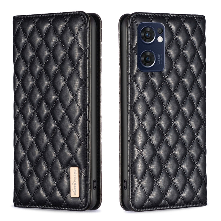 Diamond Lattice Magnetic Leather Flip Phone Case, For OPPO A94 5G / F19 Pro+, For OPPO A96 5G / Reno7 Z, For OPPO Find X5 Pro, For OPPO Find X5, For OPPO Reno7 5G / Find X5 Lite, For vivo Y02s, For vivo Y11 / Y15 / Y12 / Y17, For vivo Y15s