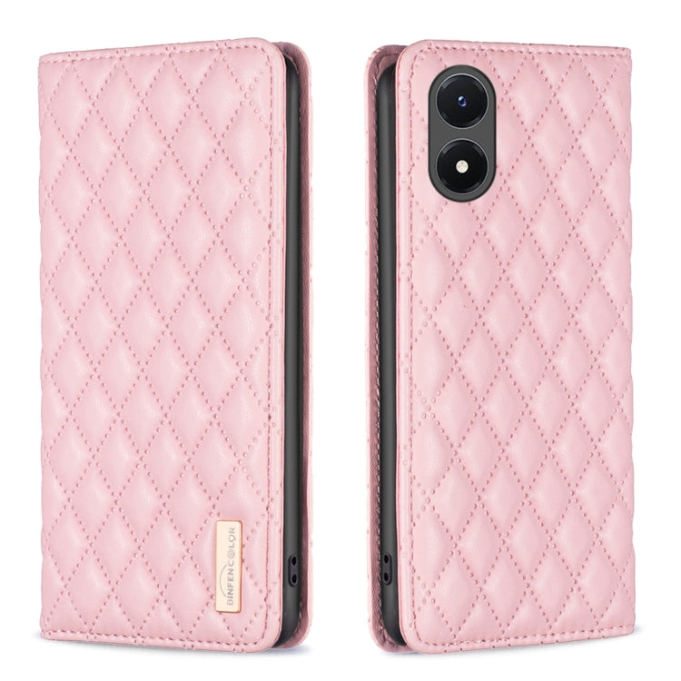 Diamond Lattice Magnetic Leather Flip Phone Case, For OPPO A94 5G / F19 Pro+, For OPPO A96 5G / Reno7 Z, For OPPO Find X5 Pro, For OPPO Find X5, For OPPO Reno7 5G / Find X5 Lite, For vivo Y02s, For vivo Y11 / Y15 / Y12 / Y17, For vivo Y15s