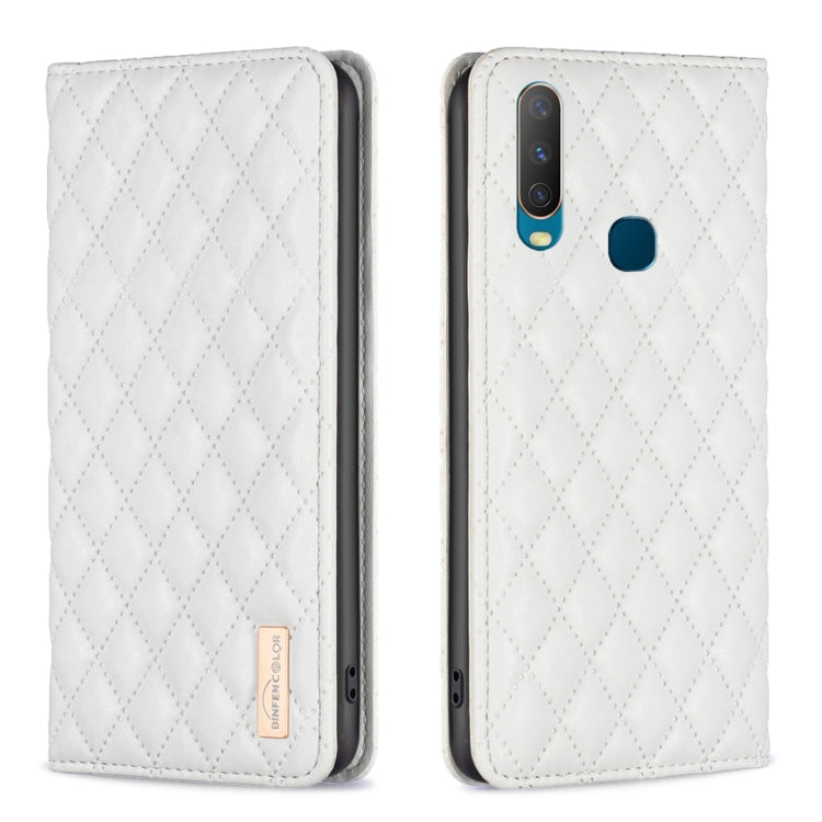 Diamond Lattice Magnetic Leather Flip Phone Case, For OPPO A94 5G / F19 Pro+, For OPPO A96 5G / Reno7 Z, For OPPO Find X5 Pro, For OPPO Find X5, For OPPO Reno7 5G / Find X5 Lite, For vivo Y02s, For vivo Y11 / Y15 / Y12 / Y17, For vivo Y15s