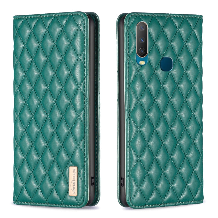Diamond Lattice Magnetic Leather Flip Phone Case, For OPPO A94 5G / F19 Pro+, For OPPO A96 5G / Reno7 Z, For OPPO Find X5 Pro, For OPPO Find X5, For OPPO Reno7 5G / Find X5 Lite, For vivo Y02s, For vivo Y11 / Y15 / Y12 / Y17, For vivo Y15s