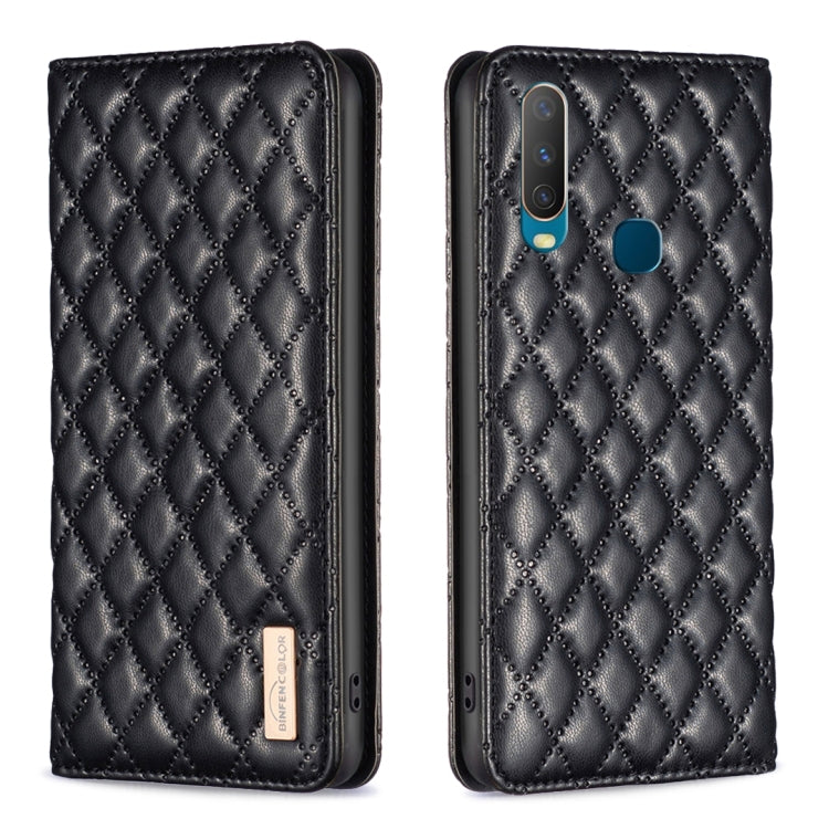 Diamond Lattice Magnetic Leather Flip Phone Case, For OPPO A94 5G / F19 Pro+, For OPPO A96 5G / Reno7 Z, For OPPO Find X5 Pro, For OPPO Find X5, For OPPO Reno7 5G / Find X5 Lite, For vivo Y02s, For vivo Y11 / Y15 / Y12 / Y17, For vivo Y15s