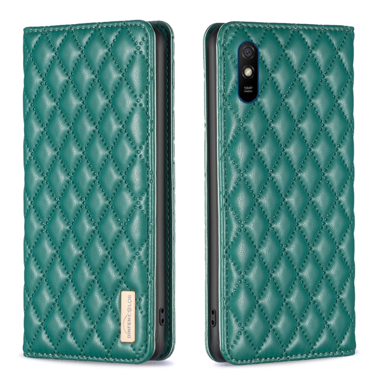 Diamond Lattice Magnetic Leather Flip Phone Case, For Xiaomi Redmi 9A, For Xiaomi Redmi 9C / 10A / Poco C31, For Xiaomi Redmi 9, For Xiaomi Redmi 10 5G / Note 11E, For Xiaomi Redmi 10 2022 / Note 11 4G, For Xiaomi Redmi 10C, For Xiaomi Redmi A1 / A1+  ...