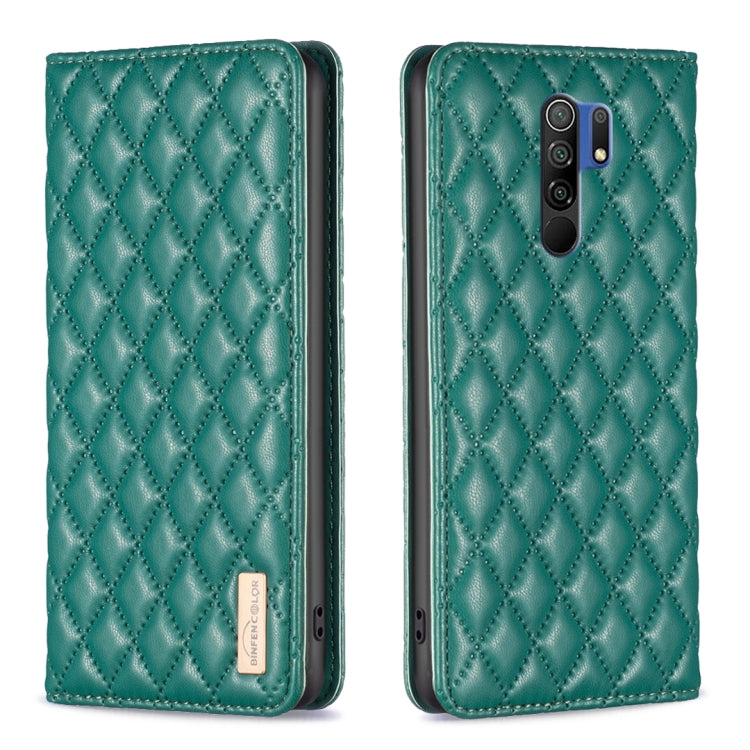 Diamond Lattice Magnetic Leather Flip Phone Case, For Xiaomi Redmi 9A, For Xiaomi Redmi 9C / 10A / Poco C31, For Xiaomi Redmi 9, For Xiaomi Redmi 10 5G / Note 11E, For Xiaomi Redmi 10 2022 / Note 11 4G, For Xiaomi Redmi 10C, For Xiaomi Redmi A1 / A1+  ...
