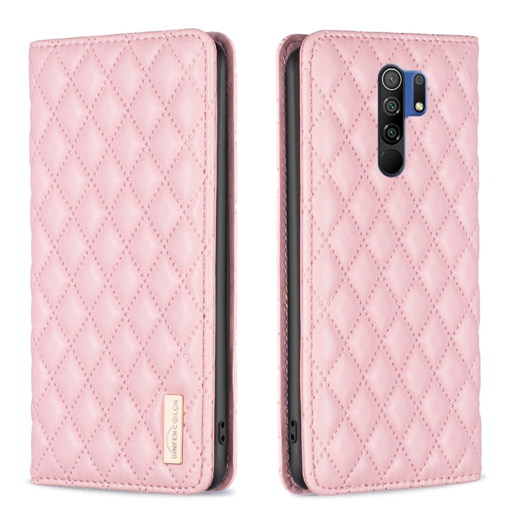 Diamond Lattice Magnetic Leather Flip Phone Case, For Xiaomi Redmi 9A, For Xiaomi Redmi 9C / 10A / Poco C31, For Xiaomi Redmi 9, For Xiaomi Redmi 10 5G / Note 11E, For Xiaomi Redmi 10 2022 / Note 11 4G, For Xiaomi Redmi 10C, For Xiaomi Redmi A1 / A1+  ...