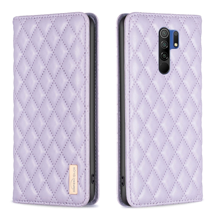 Diamond Lattice Magnetic Leather Flip Phone Case, For Xiaomi Redmi 9A, For Xiaomi Redmi 9C / 10A / Poco C31, For Xiaomi Redmi 9, For Xiaomi Redmi 10 5G / Note 11E, For Xiaomi Redmi 10 2022 / Note 11 4G, For Xiaomi Redmi 10C, For Xiaomi Redmi A1 / A1+  ...