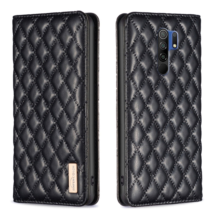 Diamond Lattice Magnetic Leather Flip Phone Case, For Xiaomi Redmi 9A, For Xiaomi Redmi 9C / 10A / Poco C31, For Xiaomi Redmi 9, For Xiaomi Redmi 10 5G / Note 11E, For Xiaomi Redmi 10 2022 / Note 11 4G, For Xiaomi Redmi 10C, For Xiaomi Redmi A1 / A1+  ...