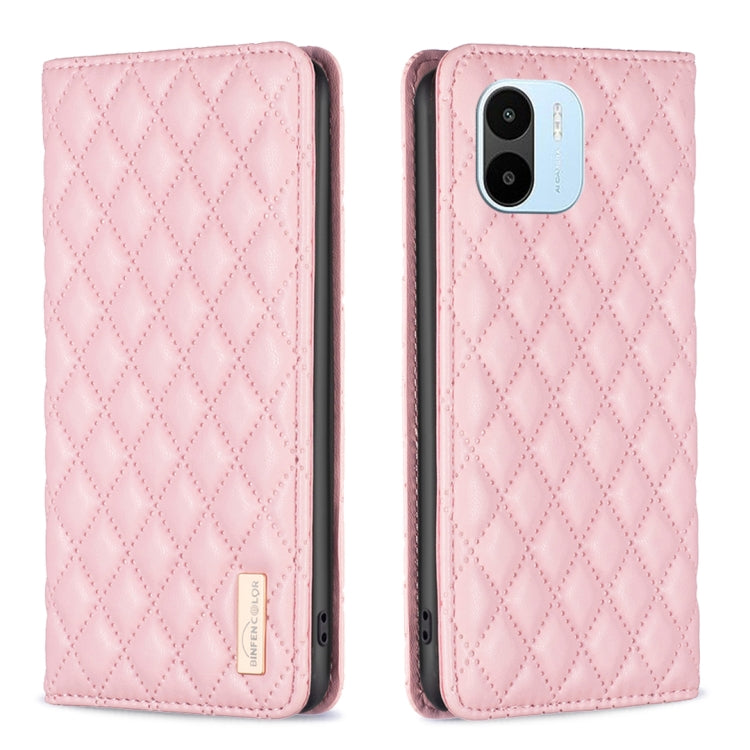Diamond Lattice Magnetic Leather Flip Phone Case, For Xiaomi Redmi 9A, For Xiaomi Redmi 9C / 10A / Poco C31, For Xiaomi Redmi 9, For Xiaomi Redmi 10 5G / Note 11E, For Xiaomi Redmi 10 2022 / Note 11 4G, For Xiaomi Redmi 10C, For Xiaomi Redmi A1 / A1+  ...
