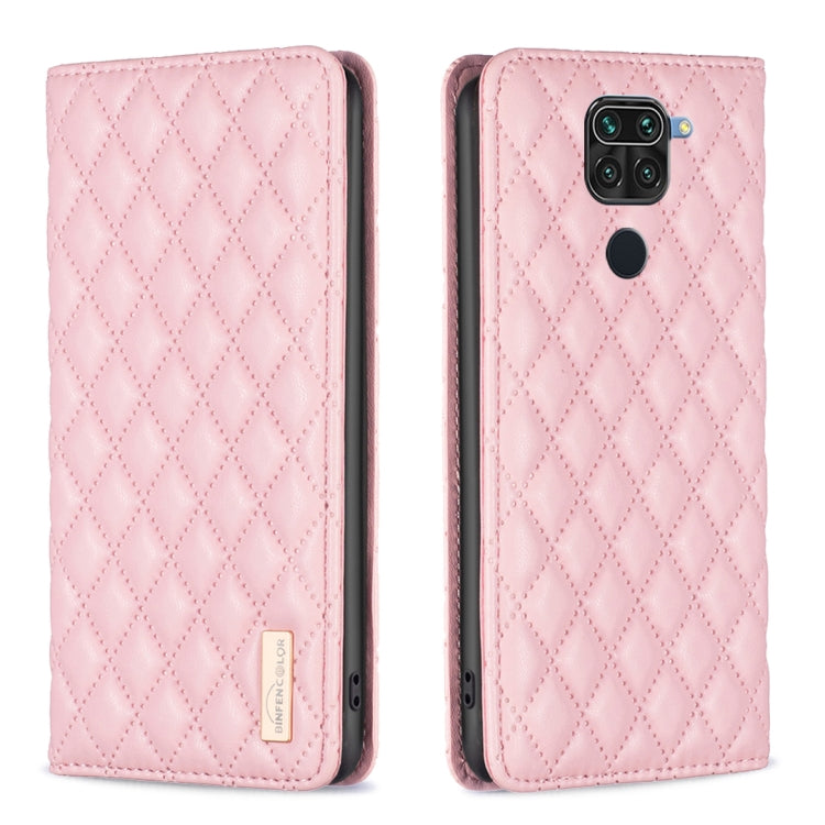 Diamond Lattice Magnetic Leather Flip Phone Case, For Xiaomi Redmi 9A, For Xiaomi Redmi 9C / 10A / Poco C31, For Xiaomi Redmi 9, For Xiaomi Redmi 10 5G / Note 11E, For Xiaomi Redmi 10 2022 / Note 11 4G, For Xiaomi Redmi 10C, For Xiaomi Redmi A1 / A1+  ...