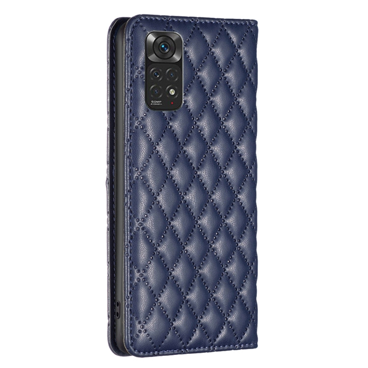 Diamond Lattice Magnetic Leather Flip Phone Case, For Xiaomi Redmi Note 11 / 11S, For Xiaomi Redmi Note 11 Pro 5G, For Xiaomi Redmi Note 9 Pro Max, For Xiaomi Redmi Note 10 4G / 10S, For Xiaomi Redmi Note 10 Pro / 10 Pro Max, For Xiaomi Mi 11 Lite     ...