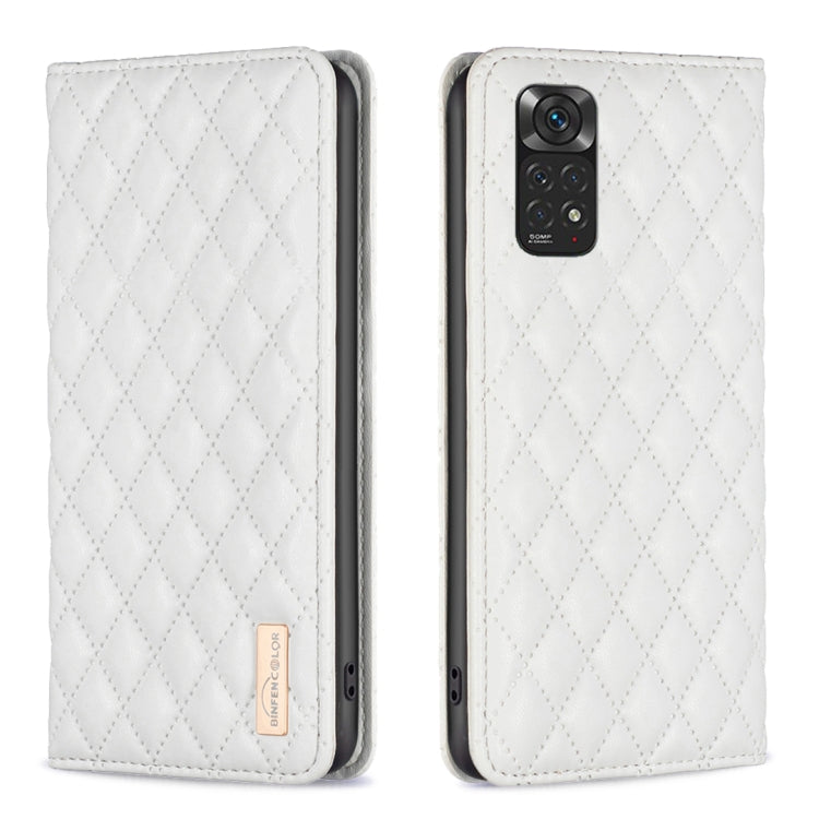 Diamond Lattice Magnetic Leather Flip Phone Case, For Xiaomi Redmi Note 11 / 11S, For Xiaomi Redmi Note 11 Pro 5G, For Xiaomi Redmi Note 9 Pro Max, For Xiaomi Redmi Note 10 4G / 10S, For Xiaomi Redmi Note 10 Pro / 10 Pro Max, For Xiaomi Mi 11 Lite     ...