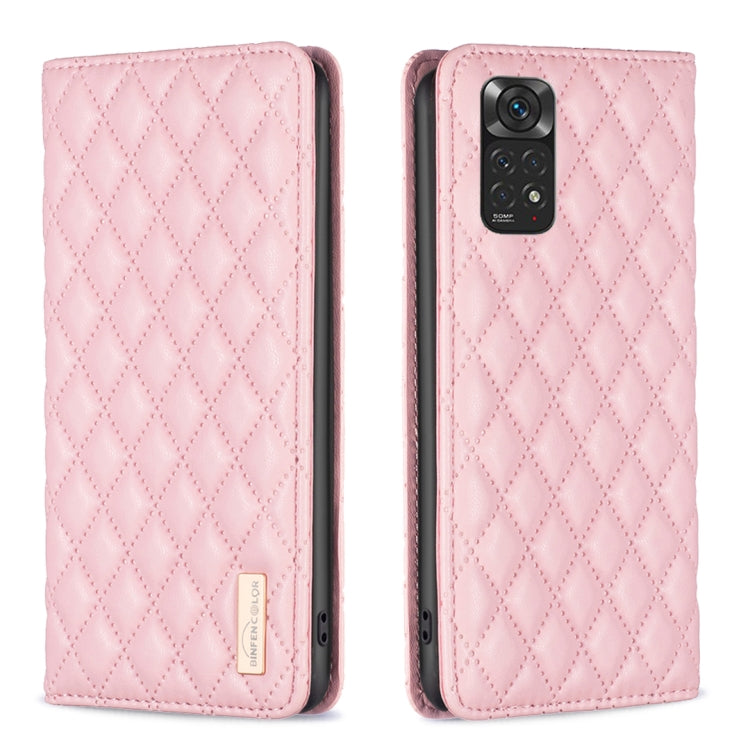 Diamond Lattice Magnetic Leather Flip Phone Case, For Xiaomi Redmi Note 11 / 11S, For Xiaomi Redmi Note 11 Pro 5G, For Xiaomi Redmi Note 9 Pro Max, For Xiaomi Redmi Note 10 4G / 10S, For Xiaomi Redmi Note 10 Pro / 10 Pro Max, For Xiaomi Mi 11 Lite     ...