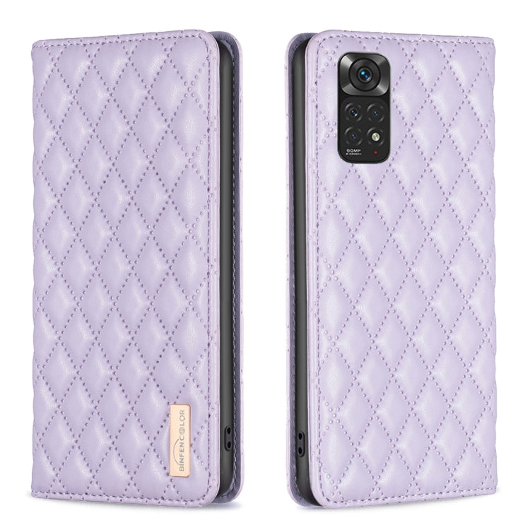 Diamond Lattice Magnetic Leather Flip Phone Case, For Xiaomi Redmi Note 11 / 11S, For Xiaomi Redmi Note 11 Pro 5G, For Xiaomi Redmi Note 9 Pro Max, For Xiaomi Redmi Note 10 4G / 10S, For Xiaomi Redmi Note 10 Pro / 10 Pro Max, For Xiaomi Mi 11 Lite     ...