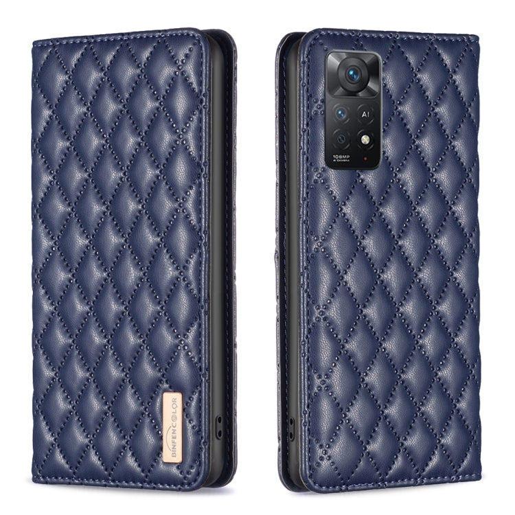 Diamond Lattice Magnetic Leather Flip Phone Case, For Xiaomi Redmi Note 11 / 11S, For Xiaomi Redmi Note 11 Pro 5G, For Xiaomi Redmi Note 9 Pro Max, For Xiaomi Redmi Note 10 4G / 10S, For Xiaomi Redmi Note 10 Pro / 10 Pro Max, For Xiaomi Mi 11 Lite     ...