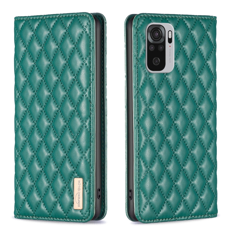 Diamond Lattice Magnetic Leather Flip Phone Case, For Xiaomi Redmi Note 11 / 11S, For Xiaomi Redmi Note 11 Pro 5G, For Xiaomi Redmi Note 9 Pro Max, For Xiaomi Redmi Note 10 4G / 10S, For Xiaomi Redmi Note 10 Pro / 10 Pro Max, For Xiaomi Mi 11 Lite     ...