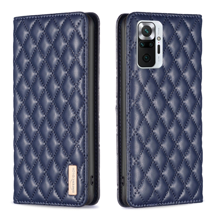 Diamond Lattice Magnetic Leather Flip Phone Case, For Xiaomi Redmi Note 11 / 11S, For Xiaomi Redmi Note 11 Pro 5G, For Xiaomi Redmi Note 9 Pro Max, For Xiaomi Redmi Note 10 4G / 10S, For Xiaomi Redmi Note 10 Pro / 10 Pro Max, For Xiaomi Mi 11 Lite     ...