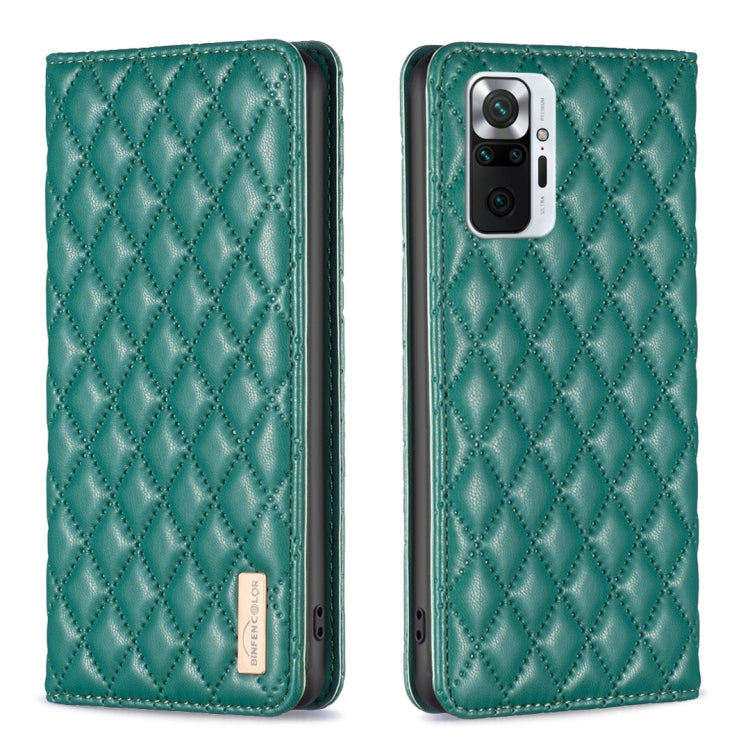 Diamond Lattice Magnetic Leather Flip Phone Case, For Xiaomi Redmi Note 11 / 11S, For Xiaomi Redmi Note 11 Pro 5G, For Xiaomi Redmi Note 9 Pro Max, For Xiaomi Redmi Note 10 4G / 10S, For Xiaomi Redmi Note 10 Pro / 10 Pro Max, For Xiaomi Mi 11 Lite     ...