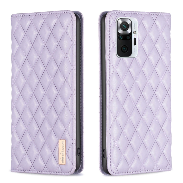 Diamond Lattice Magnetic Leather Flip Phone Case, For Xiaomi Redmi Note 11 / 11S, For Xiaomi Redmi Note 11 Pro 5G, For Xiaomi Redmi Note 9 Pro Max, For Xiaomi Redmi Note 10 4G / 10S, For Xiaomi Redmi Note 10 Pro / 10 Pro Max, For Xiaomi Mi 11 Lite     ...