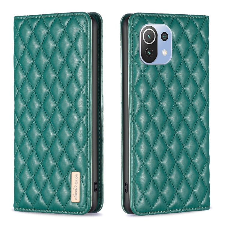 Diamond Lattice Magnetic Leather Flip Phone Case, For Xiaomi Redmi Note 11 / 11S, For Xiaomi Redmi Note 11 Pro 5G, For Xiaomi Redmi Note 9 Pro Max, For Xiaomi Redmi Note 10 4G / 10S, For Xiaomi Redmi Note 10 Pro / 10 Pro Max, For Xiaomi Mi 11 Lite     ...