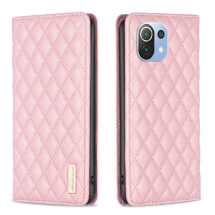 Diamond Lattice Magnetic Leather Flip Phone Case, For Xiaomi Redmi Note 11 / 11S, For Xiaomi Redmi Note 11 Pro 5G, For Xiaomi Redmi Note 9 Pro Max, For Xiaomi Redmi Note 10 4G / 10S, For Xiaomi Redmi Note 10 Pro / 10 Pro Max, For Xiaomi Mi 11 Lite     ...