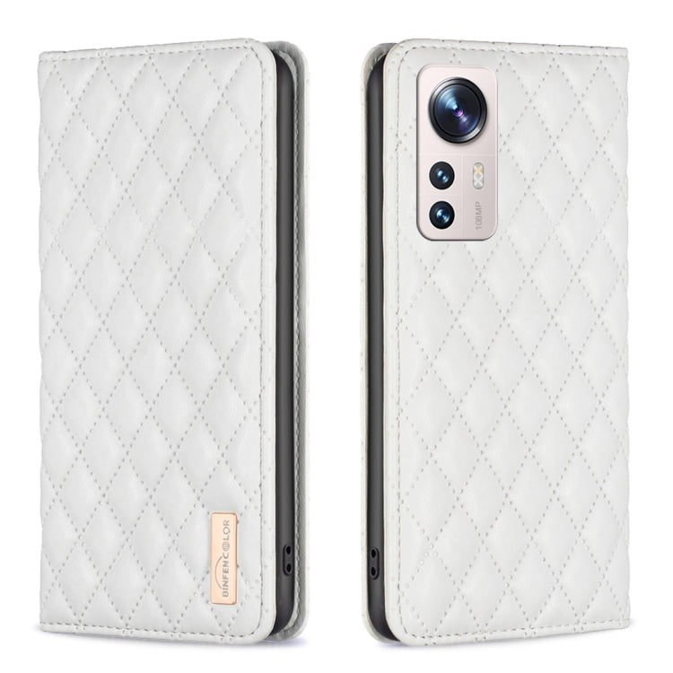 Diamond Lattice Magnetic Leather Flip Phone Case, For Xiaomi 12 Lite, For Xiaomi 12 Pro, For Xiaomi 12T / 12T Pro / Redmi K50 Ultra, For Xiaomi 12, For Xiaomi Poco M3, For Xiaomi Poco M3 Pro, For Xiaomi Poco X3 / X3 NFC