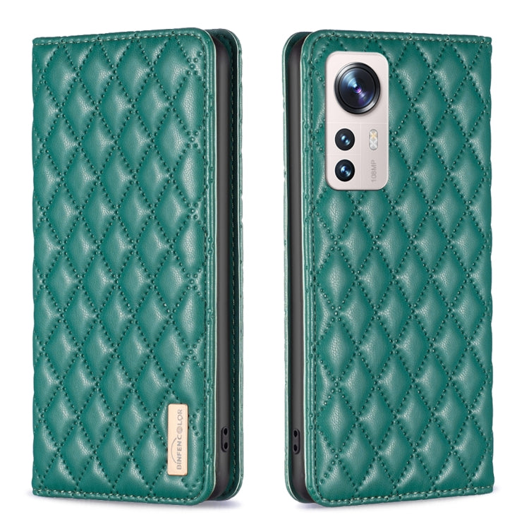 Diamond Lattice Magnetic Leather Flip Phone Case, For Xiaomi 12 Lite, For Xiaomi 12 Pro, For Xiaomi 12T / 12T Pro / Redmi K50 Ultra, For Xiaomi 12, For Xiaomi Poco M3, For Xiaomi Poco M3 Pro, For Xiaomi Poco X3 / X3 NFC
