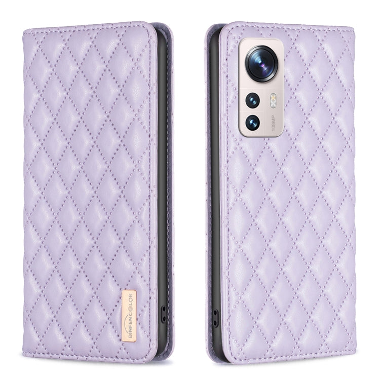 Diamond Lattice Magnetic Leather Flip Phone Case, For Xiaomi 12 Lite, For Xiaomi 12 Pro, For Xiaomi 12T / 12T Pro / Redmi K50 Ultra, For Xiaomi 12, For Xiaomi Poco M3, For Xiaomi Poco M3 Pro, For Xiaomi Poco X3 / X3 NFC