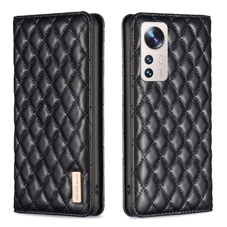 Diamond Lattice Magnetic Leather Flip Phone Case, For Xiaomi 12 Lite, For Xiaomi 12 Pro, For Xiaomi 12T / 12T Pro / Redmi K50 Ultra, For Xiaomi 12, For Xiaomi Poco M3, For Xiaomi Poco M3 Pro, For Xiaomi Poco X3 / X3 NFC
