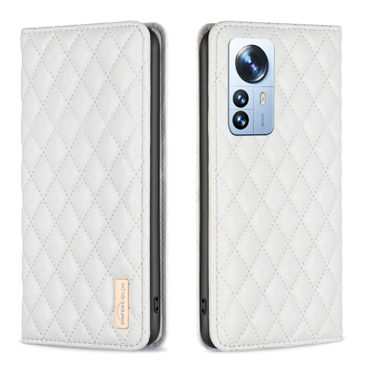 Diamond Lattice Magnetic Leather Flip Phone Case, For Xiaomi 12 Lite, For Xiaomi 12 Pro, For Xiaomi 12T / 12T Pro / Redmi K50 Ultra, For Xiaomi 12, For Xiaomi Poco M3, For Xiaomi Poco M3 Pro, For Xiaomi Poco X3 / X3 NFC