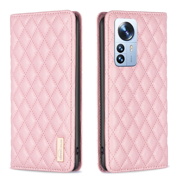 Diamond Lattice Magnetic Leather Flip Phone Case, For Xiaomi 12 Lite, For Xiaomi 12 Pro, For Xiaomi 12T / 12T Pro / Redmi K50 Ultra, For Xiaomi 12, For Xiaomi Poco M3, For Xiaomi Poco M3 Pro, For Xiaomi Poco X3 / X3 NFC