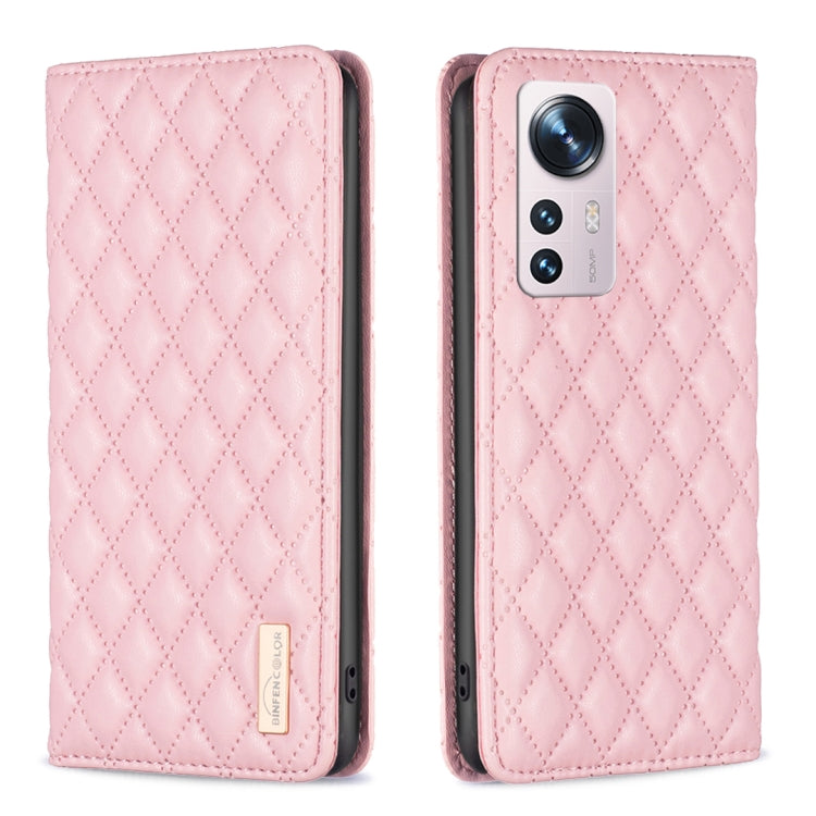 Diamond Lattice Magnetic Leather Flip Phone Case, For Xiaomi 12 Lite, For Xiaomi 12 Pro, For Xiaomi 12T / 12T Pro / Redmi K50 Ultra, For Xiaomi 12, For Xiaomi Poco M3, For Xiaomi Poco M3 Pro, For Xiaomi Poco X3 / X3 NFC