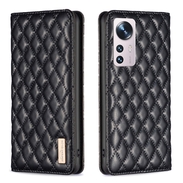 Diamond Lattice Magnetic Leather Flip Phone Case, For Xiaomi 12 Lite, For Xiaomi 12 Pro, For Xiaomi 12T / 12T Pro / Redmi K50 Ultra, For Xiaomi 12, For Xiaomi Poco M3, For Xiaomi Poco M3 Pro, For Xiaomi Poco X3 / X3 NFC