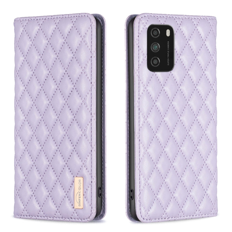 Diamond Lattice Magnetic Leather Flip Phone Case, For Xiaomi 12 Lite, For Xiaomi 12 Pro, For Xiaomi 12T / 12T Pro / Redmi K50 Ultra, For Xiaomi 12, For Xiaomi Poco M3, For Xiaomi Poco M3 Pro, For Xiaomi Poco X3 / X3 NFC