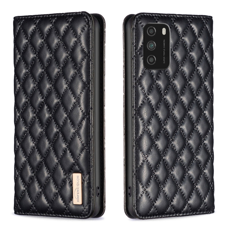 Diamond Lattice Magnetic Leather Flip Phone Case, For Xiaomi 12 Lite, For Xiaomi 12 Pro, For Xiaomi 12T / 12T Pro / Redmi K50 Ultra, For Xiaomi 12, For Xiaomi Poco M3, For Xiaomi Poco M3 Pro, For Xiaomi Poco X3 / X3 NFC
