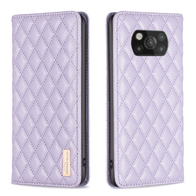 Diamond Lattice Magnetic Leather Flip Phone Case, For Xiaomi 12 Lite, For Xiaomi 12 Pro, For Xiaomi 12T / 12T Pro / Redmi K50 Ultra, For Xiaomi 12, For Xiaomi Poco M3, For Xiaomi Poco M3 Pro, For Xiaomi Poco X3 / X3 NFC