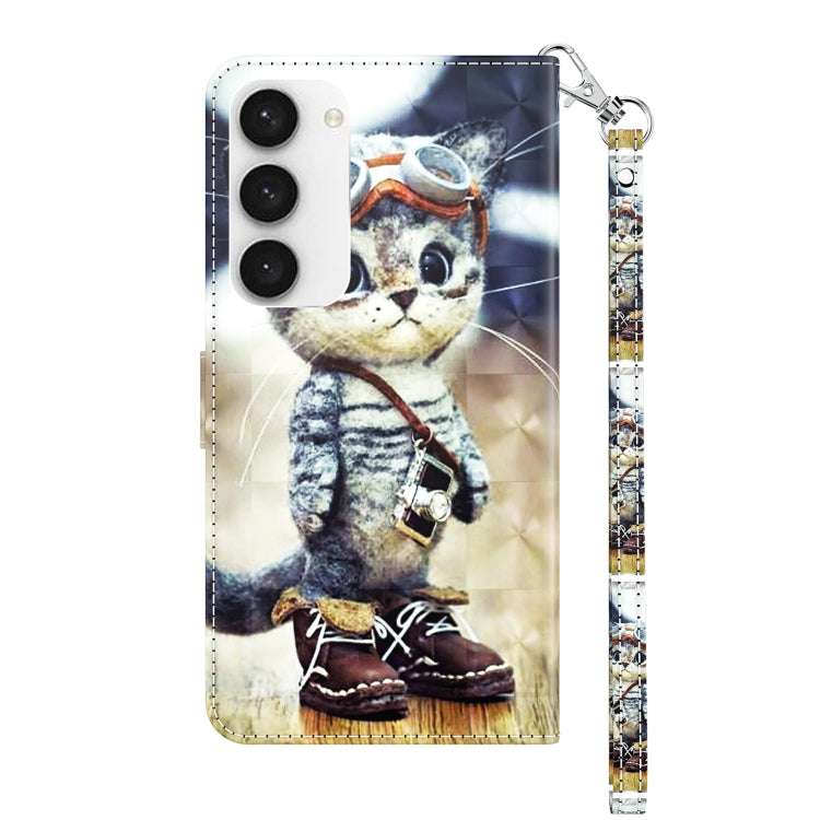 3D Painted Leather Phone Case, For Samsung Galaxy S23 5G, For Samsung Galaxy S23+ 5G, For Samsung Galaxy S23 Ultra, For Samsung Galaxy A14 5G