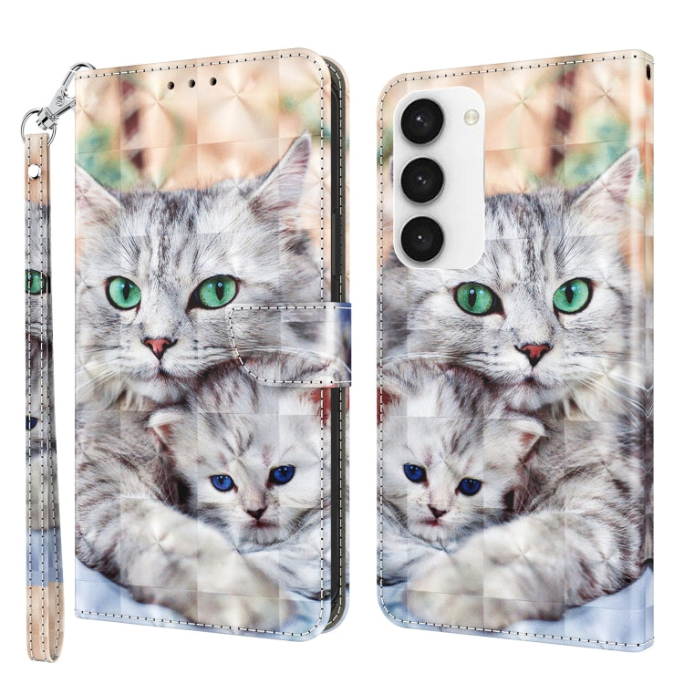 3D Painted Leather Phone Case, For Samsung Galaxy S23 5G, For Samsung Galaxy S23+ 5G, For Samsung Galaxy S23 Ultra, For Samsung Galaxy A14 5G