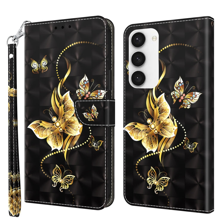 3D Painted Leather Phone Case, For Samsung Galaxy S23 5G, For Samsung Galaxy S23+ 5G, For Samsung Galaxy S23 Ultra, For Samsung Galaxy A14 5G