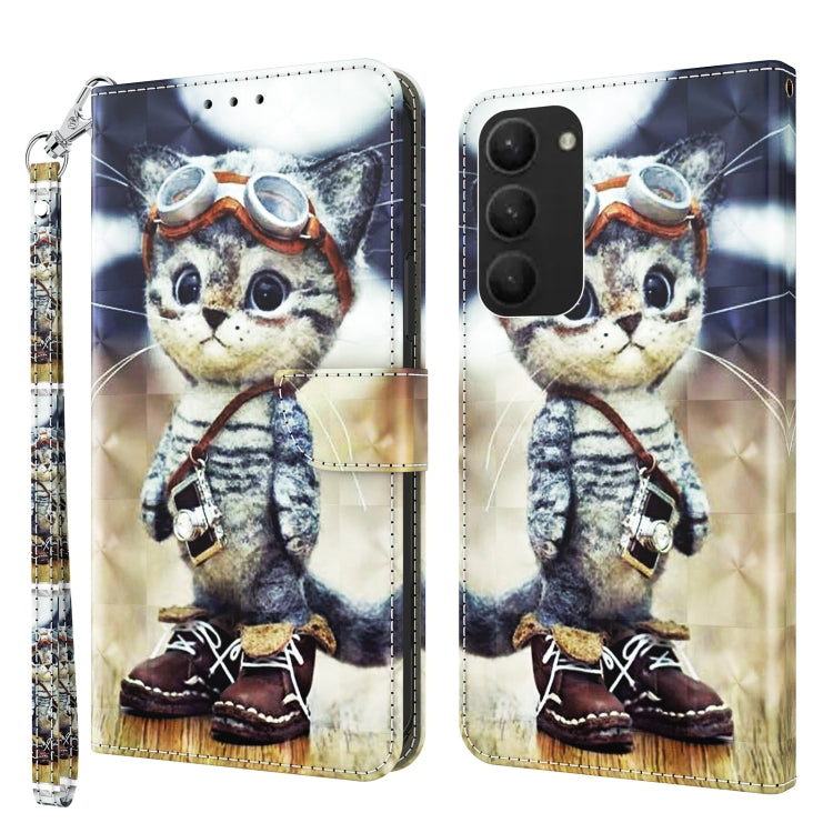 3D Painted Leather Phone Case, For Samsung Galaxy S23 5G, For Samsung Galaxy S23+ 5G, For Samsung Galaxy S23 Ultra, For Samsung Galaxy A14 5G