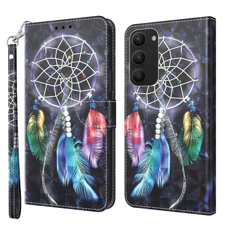 3D Painted Leather Phone Case, For Samsung Galaxy S23 5G, For Samsung Galaxy S23+ 5G, For Samsung Galaxy S23 Ultra, For Samsung Galaxy A14 5G