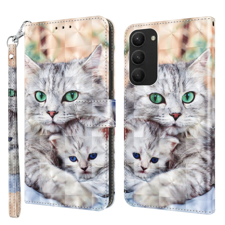 3D Painted Leather Phone Case, For Samsung Galaxy S23 5G, For Samsung Galaxy S23+ 5G, For Samsung Galaxy S23 Ultra, For Samsung Galaxy A14 5G